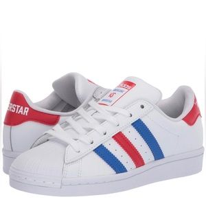 Adidas Original Superstar Sneakers, Child Size 5 1/2, Unisex